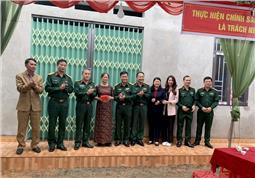 Khánh thành nhà tình nghĩa tặng thân nhân liệt sĩ Lục Văn Quán